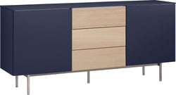 TILL Sideboard - Nachtblau / B: 168.0 cm x T: 41.0 cm x H: 77.0 cm
