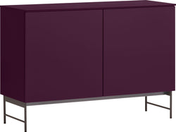 TILL Sideboard - Aubergine / B: 112.0 cm x T: 41.0 cm x H: 78.3 cm
