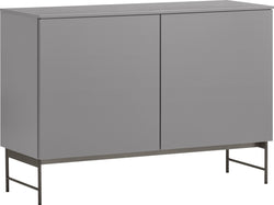 TILL Sideboard - Mittelgrau / B: 112.0 cm x T: 41.0 cm x H: 78.3 cm