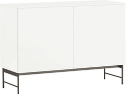 TILL Sideboard - Weiss / B: 112.0 cm x T: 41.0 cm x H: 78.3 cm
