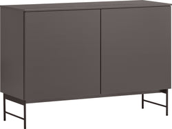 TILL Sideboard - Dunkelgrau / B: 112.0 cm x T: 41.0 cm x H: 78.3 cm