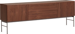 TILL Buffet bas - noyer / L: 196.0 cm x P: 41.0 cm x H: 69.6 cm