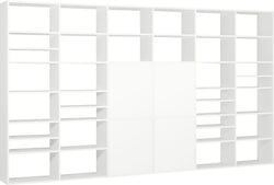 TARA Étagère - Blanc / L: 360.0 cm x P: 33.0 cm x H: 222.0 cm