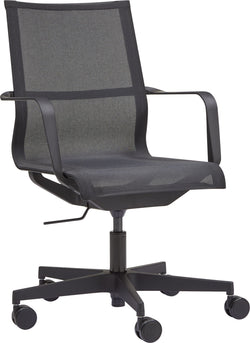 SAWYER Chaise de bureau - Noir / L: 57.0 cm x P: 62.0 cm x H: 91.0 cm