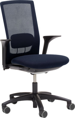 HAG Futu Mesh  1100-S Sedia da ufficio - Blu / L: 61.0 cm x P: 47.0 cm x A: 105.0 cm
