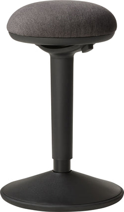 HUNT Bürohocker - Schwarz / B: 35.5 cm x T: 35.5 cm x H: 57.5 cm