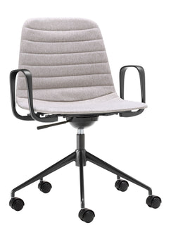 MUSK Chaise de bureau - Beige / L: 65.5 cm x P: 65.5 cm x H: 80.5 cm