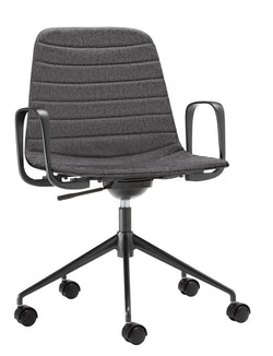 MUSK Bürostuhl - Dunkelgrau / B: 65.5 cm x T: 65.5 cm x H: 80.5 cm