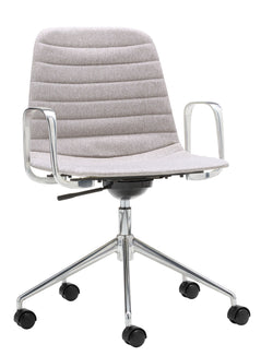 MUSK Bürostuhl - Beige / B: 65.5 cm x T: 65.5 cm x H: 80.5 cm