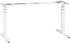 FLEXCUBE HOME Table frame hei.adj - Weiss / L: 116.5 cm x H: 62.5 cm