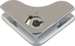 FLEXCUBE Clip-Paneel Glas - B: 3.5 cm x T: 3.5 cm / Silberfarbig