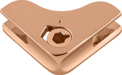 FLEXCUBE Clip Panneau en verre - Couleur cuivre