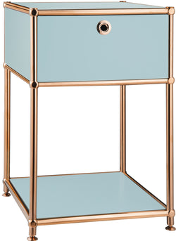 FLEXCUBE Beistelltisch - Mint / B: 40.0 cm x T: 40.0 cm x H: 62.0 cm