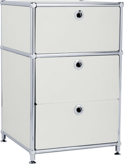 FLEXCUBE Caisson - Gris clair / L: 40.0 cm x P: 40.0 cm x H: 62.5 cm