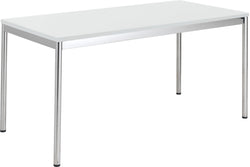 FLEXCUBE Bureau - Blanc / L: 180.0 cm x P: 80.0 cm x H: 75.0 cm
