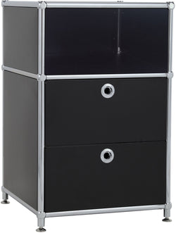 FLEXCUBE Korpus - Schwarz / B: 40.0 cm x T: 40.0 cm x H: 62.5 cm