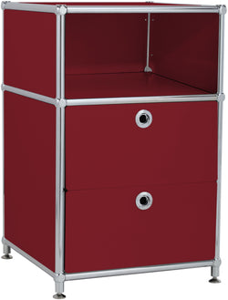 Caisson FLEXCUBE - Rouge / L : 40,0 cm x P : 40,0 cm x H : 62,5 cm