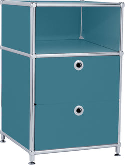 FLEXCUBE Cassettiera - Petrolio / L: 40.0 cm x P: 40.0 cm x A: 62.5 cm