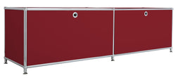FLEXCUBE Buffet basso - Rosso / L: 152.0 cm x P: 40.0 cm x A: 43.0 cm