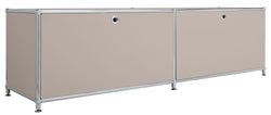 FLEXCUBE Lowboard - Taupe / B: 152.0 cm x T: 40.0 cm x H: 43.0 cm