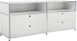 FLEXCUBE Buffet basso - Grigio chiaro / L: 152.0 cm x P: 40.0 cm x A: 62.5 cm
