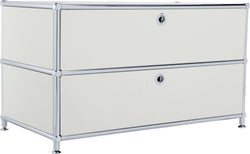 FLEXCUBE Lowboard - Hellgrau / B: 77.0 cm x T: 40.0 cm x H: 44.5 cm