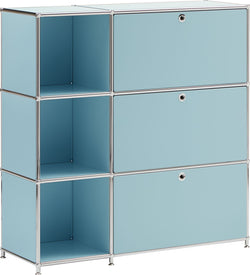 FLEXCUBE Highboard - Hellgrün / B: 115.0 cm x T: 40.0 cm x H: 118.0 cm