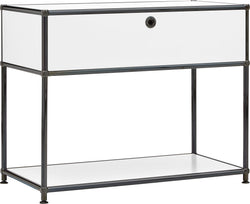 FLEXCUBE Beistelltisch - Weiss / B: 78.0 cm x T: 40.0 cm x H: 62.0 cm