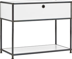 FLEXCUBE Tavolino accostabile - Bianco / L: 78.0 cm x P: 40.0 cm x A: 62.0 cm