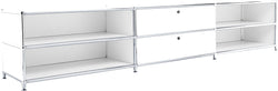 FLEXCUBE Lowboard - Weiss / B: 227.0 cm x T: 40.0 cm x H: 44.5 cm