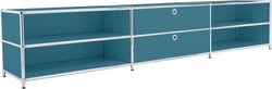 FLEXCUBE Lowboard - Petrol / B: 227.0 cm x T: 40.0 cm x H: 44.5 cm