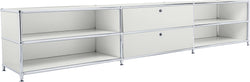 FLEXCUBE Lowboard - Hellgrau / B: 227.0 cm x T: 40.0 cm x H: 44.5 cm