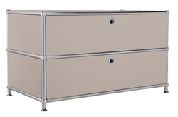 FLEXCUBE Buffet bas - Taupe / L: 77.0 cm x P: 40.0 cm x H: 44.5 cm