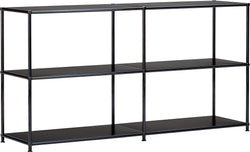 FLEXCUBE Regal - Schwarz / B: 152.0 cm x T: 40.0 cm x H: 80.0 cm