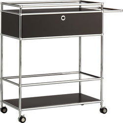 FLEXCUBE Servierwagen - Schwarz / B: 97.0 cm x T: 40.0 cm x H: 90.0 cm