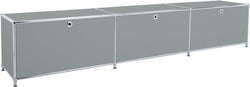 FLEXCUBE Buffet basso - Grigio / L: 228.0 cm x P: 40.0 cm x A: 43.0 cm