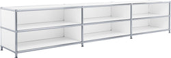 Meuble bas FLEXCUBE - Blanc / L : 228,0 cm x P : 40,0 cm x H : 44,0 cm