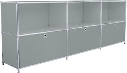 FLEXCUBE Sideboard - Grau / B: 228.0 cm x T: 40.0 cm x H: 80.5 cm