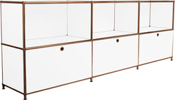 Credenza FLEXCUBE - Bianco / L: 228.0 cm x P: 40.0 cm x A: 80.5 cm