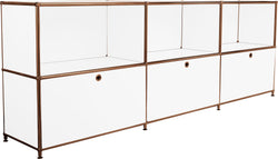FLEXCUBE Sideboard - Weiss / B: 228.0 cm x T: 40.0 cm x H: 80.5 cm