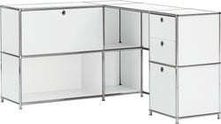 FLEXCUBE Eckschreibtisch - Weiss / B: 152.0 cm x T: 115.0 cm x H: 80.0 cm