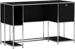 FLEXCUBE Bureau - Noir / L: 134.0 cm x P: 60.0 cm x H: 80.0 cm