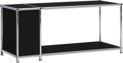 FLEXCUBE Tavolino accostabile - Nero / L: 97.0 cm x P: 40.0 cm x A: 42.5 cm