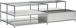 FLEXCUBE Tavolino da salotto - Grigio chiaro / L: 152.5 cm x P: 77.5 cm x A: 43.5 cm