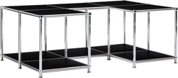 FLEXCUBE Tavolino da salotto - Nero / L: 114.5 cm x P: 77.5 cm x A: 42.5 cm