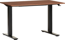 ECCO Light_desk ad.135x70_black/walnut. - Brun foncé / P: 135.0 cm x L: 70.0 cm x H: 73.0 cm