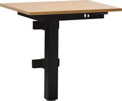 FLEXCUBE Tavolo da parete regolabile in altezza - Quercia / L: 65.0 cm x P: 50.0 cm x A: 62.5 cm