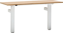 Table murale FLEXCUBE à hauteur réglable - Marron clair / L : 140,0 cm x P : 50,0 cm x H : 67,5 cm