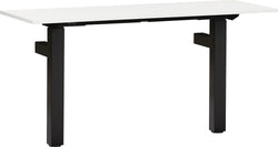 Table murale FLEXCUBE à hauteur réglable - Blanc / L : 140,0 cm x P : 50,0 cm x H : 67,5 cm