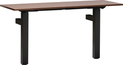 Table murale FLEXCUBE à hauteur réglable - Marron foncé / L : 140,0 cm x P : 50,0 cm x H : 67,5 cm
